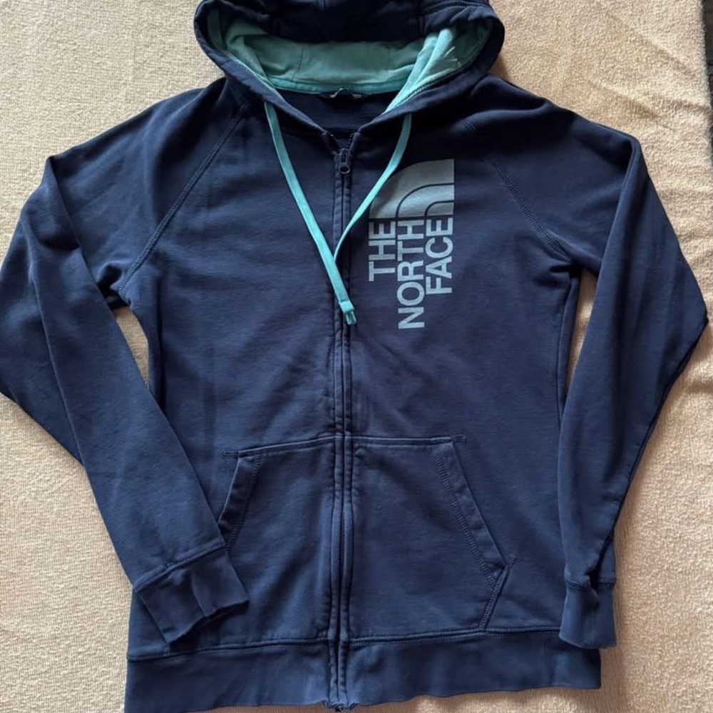 The North Face Navy Blue Hoodie Jacket